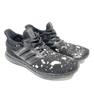 ADIDAS Ultra Boost Madness 4.0 Black White Splatter Detail  EF0144 Size 8